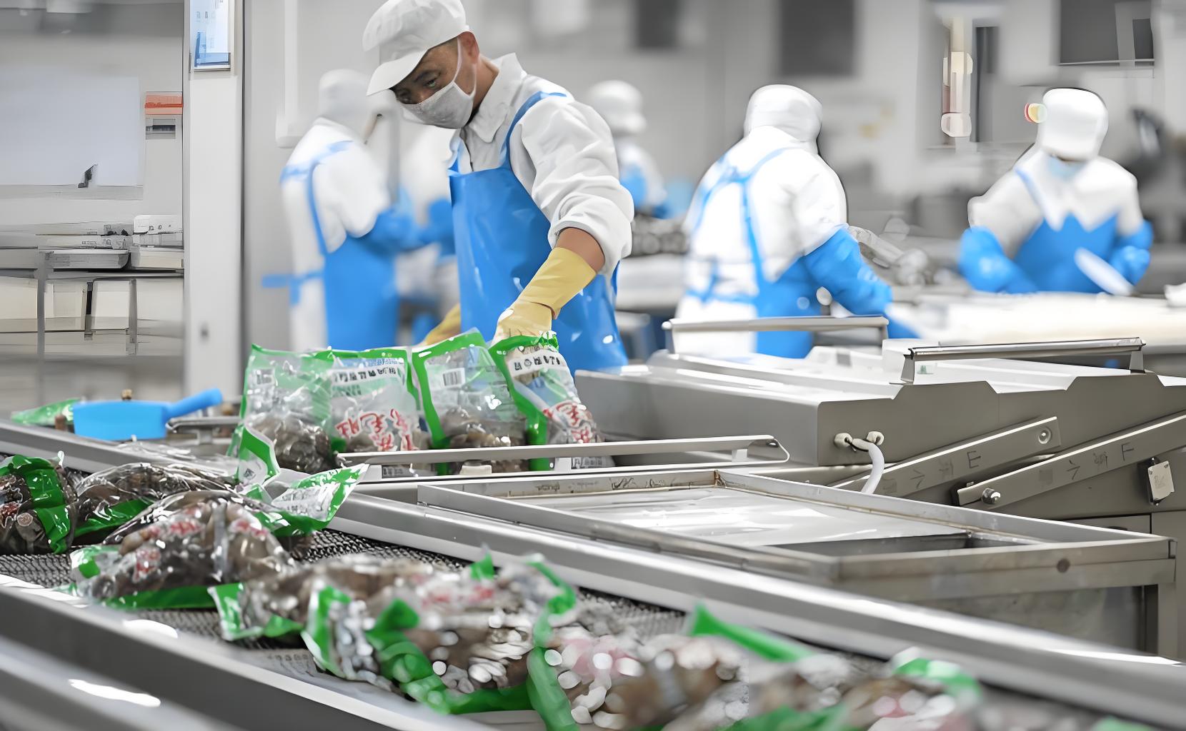 食品厂手工包装